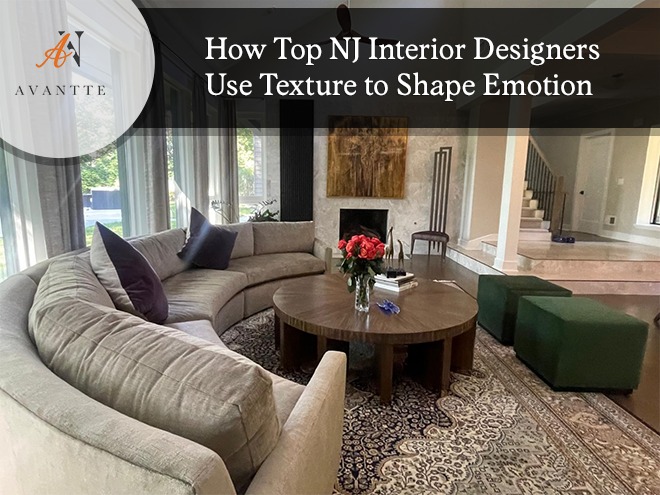 How Top NJ Interior Designers Use Texture to Shape Emotion
